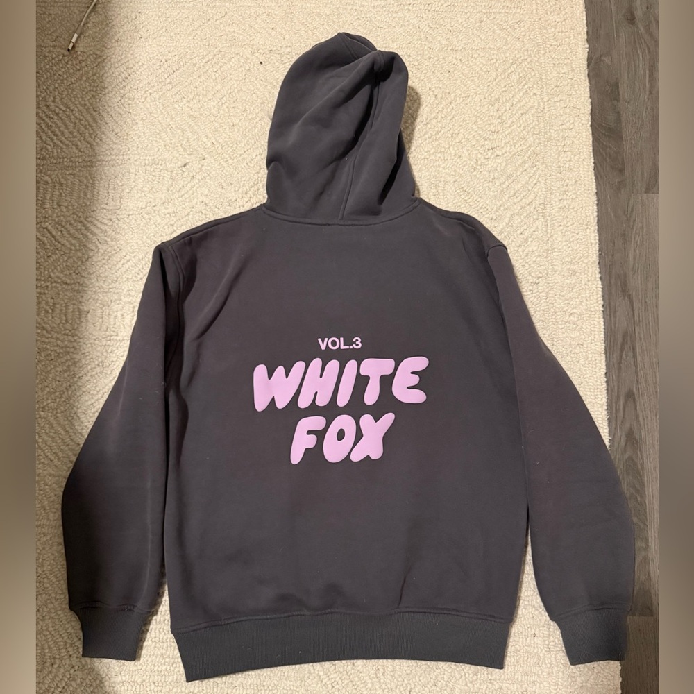 White Fox Vol.3 Grey Hoodie - Picture 2 of 3